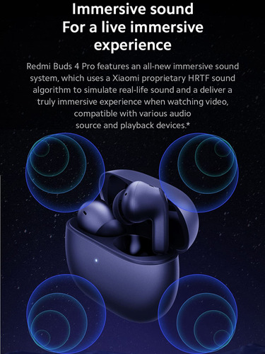Auriculares Inalámbricos Xiaomi Redmi Buds 4 Pro Bluetooth 5