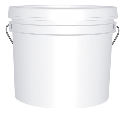 Cubeta 4 L De Pared Reforzada De Grado Alimenticio Pack 5 Pz Blanco