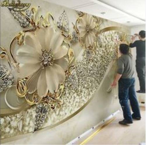 Vinil Autoadhesivo Full Color Decorativos Foto Mural Jardín