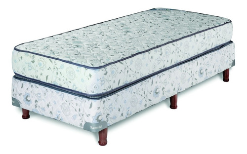 Sommier Y Colchon Suavestar Extra Espuma Matelaseado 80x190