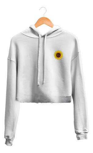 Hoodie Crop Top Girasol