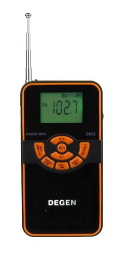 Radio Degen De22 3 In 1 am Fm Onda Corta Sd Mp3 Recargab §