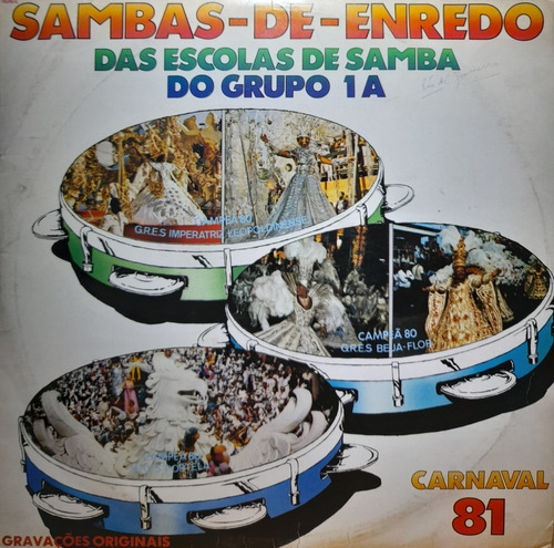 Lp Sambas-de-enredo (carnaval 81)
