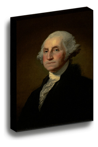 Cuadro Lienzo Canvas Retrato Oleo George Washington 30*40cm