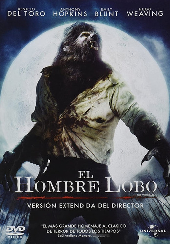 El Hombre Lobo, Versión Extendida Del Director Dvd Pelicula