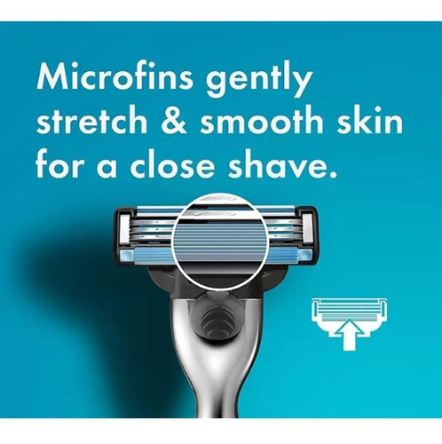 Gillette Mach 3 Recargas Lâminas De Barbear- 20 Unidades