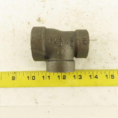 1 X3/4 X3/4 Npt 300 Wsp 2000 Wog Malleable Iron Tee Bla Ccb