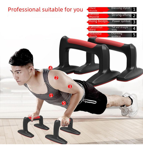 2 Piezas Push Up Stands Pushup Stands Equipment, Cómodo,