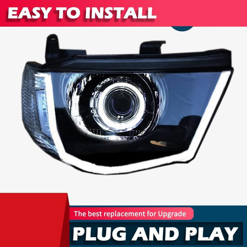 Lámpara De Cabeza Led Drl Mitsubishi L200 2004-2005 Xenon.