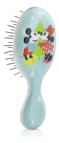 Cepillo para cabello desenredante Wet Brush Mini Detangler celeste 1.575" de diámetro