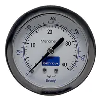 Comprar Manómetro 40 Kg 63mm Rosca 1\u002F4 Posterior Gas Aire Agua Beyca