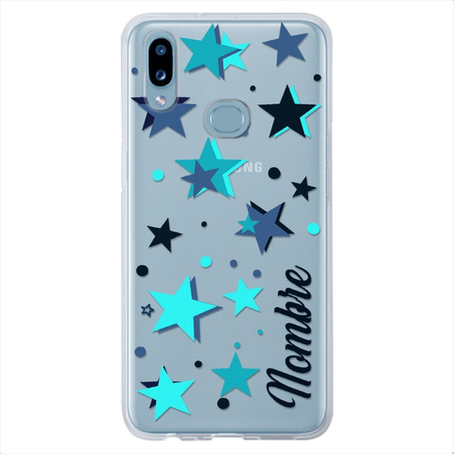 Funda Para Galaxy Estrellas Personalizada Con Tu Nombre