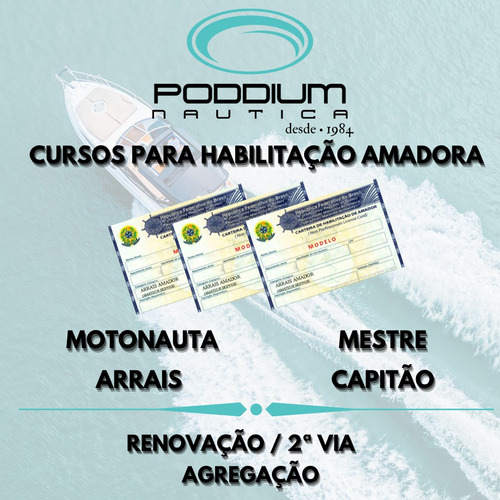 Motor De Popa, Mercury 3.3 Hp, 2 Tempos Poddium Nautica