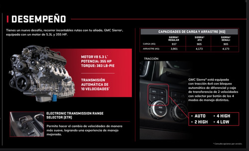 Gmc Sierra At4 V8 Ecotec 5.3l 355hp