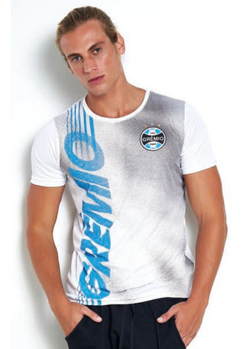 Camiseta Grêmio Dry Fit Licenciada Estampada Mmt 510374