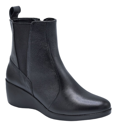 Bota Dama Vicenza 18108 Piel Negro Tacón Moda 22 Al 26