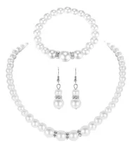 Comprar Pulsera De Perlas For Novia, Collar De Perlas Y Conjunto De