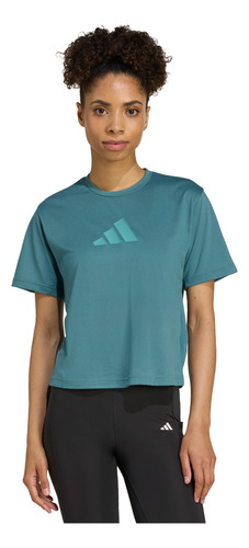 Polera adidas Entrenamiento Essentials Mujer Verde Jx1270