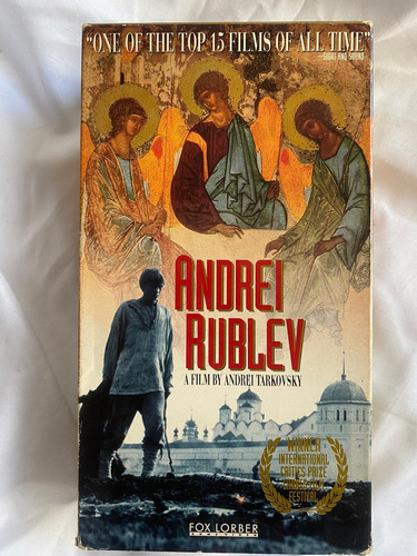 Vhs Andrei Rublev Andrei Tarkovsky - Doble - Ruso Sub Inglés