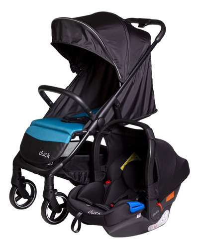 Coche Travel System Plegable Con Una Mano Duck Olaf Verde Verde Negro