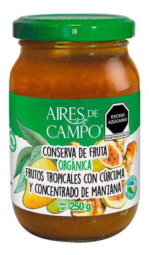 Mermelada Aires De Campo Frutos Tropicales Orgánica 250g