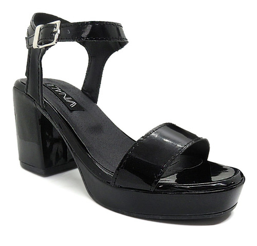 Imagen 1 de 5 de Sandalias Mujer Zapato De Vestir Taco Ancho Dama Fiesta Moda