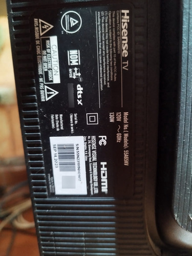 Tarjeta Mainboard Televisión Hisense 55a65kv (Usado)