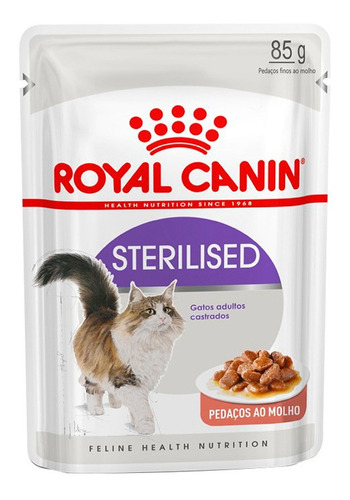 Ração Úmida Royal Canin Sachê Sterilised - Gatos Adultos - 85g - 1 Unidade
