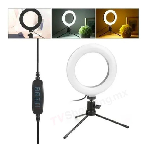 Aro De Luz Led 16 Cm Tripie