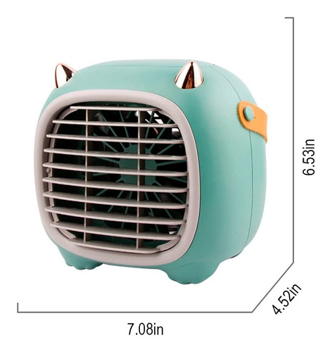 Imagen 2 de 8 de Ventilador Humidificador Aire Acondicionado Portátil Remax