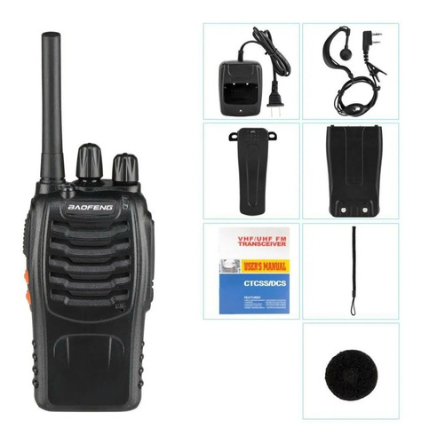 Radio Baofeng 888s Version Antena Integrada + Manos Libres