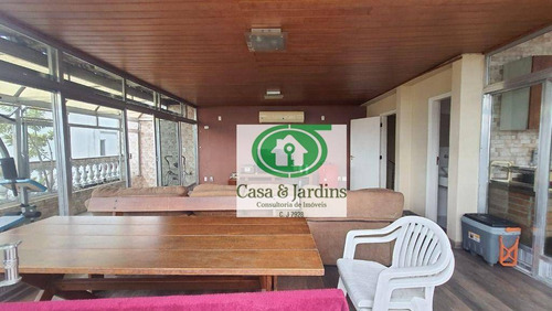 Imagem 3 de 30 de Cobertura Duplex No Boqueirão/vila Rica - Av. Washington Luiz. - R$ 1.250.000, - Santos - Co0241