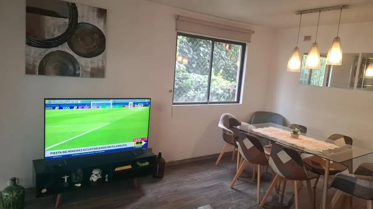 Imagen 5 de 25 de Arriendo Comodo Departamento 2d 2b 1est 1bo Providencia