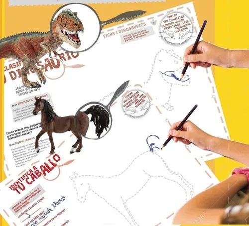 Schleich Animales Caballos Juguete Yegua Knabstrupper +libro