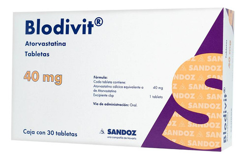 Blodivit Tableta 40 Mg, 30 Tabletas
