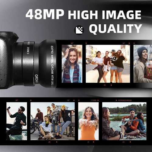 Câmera Digital De 48 Mp 4k Para Vlog