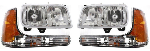 Headlight Kit For 1999-2000 Gmc Yukon Cadillac Escalade  Vvd