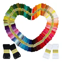 Comprar Kit Hilos Punto De Cruz Para Bordar Hacer Pulceras 200 Color