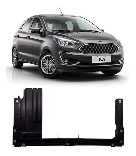 Frente Inferior Ford Ka 2019 2020 2021 Naftero Plastico