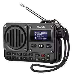 Bocina Mlove Bv800 Bluetooth Superportátil Com Rádio Fm
