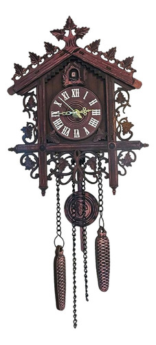 Reloj De Pared De Cuco De Madera Antiguo Para Dormitorio Y S