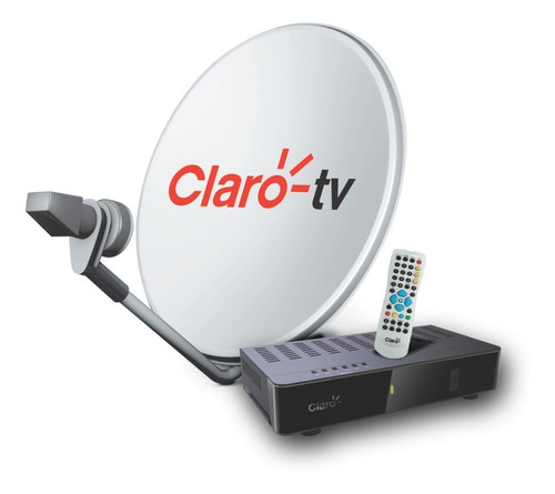 Kit Hd Claro Tv Pré-pago: Receptor + Antena + Kit Instalação