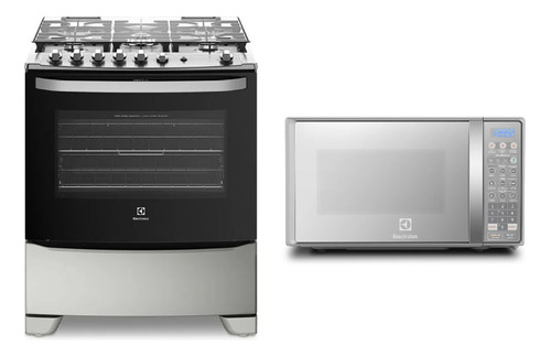 Combo: Cocina 5 Quemadores (76uss) + Microondas 20l (emdo20s