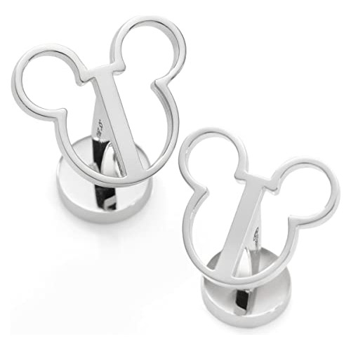 Cufflinks Silueta De Mickey Mouse