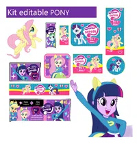 Comprar Kit Imprimible  3x1 My Little Pony Mi Pequeño Pony