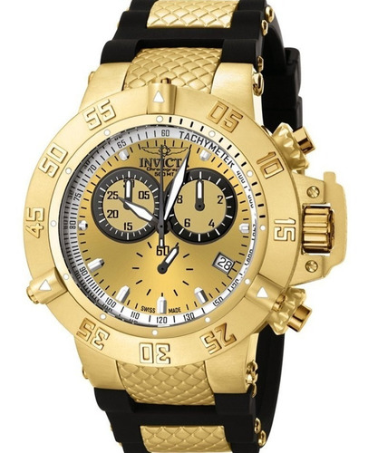 Relogio Invicta 5517 Subaqua Noma 3 Iii Ouro 18k Grande 50mm