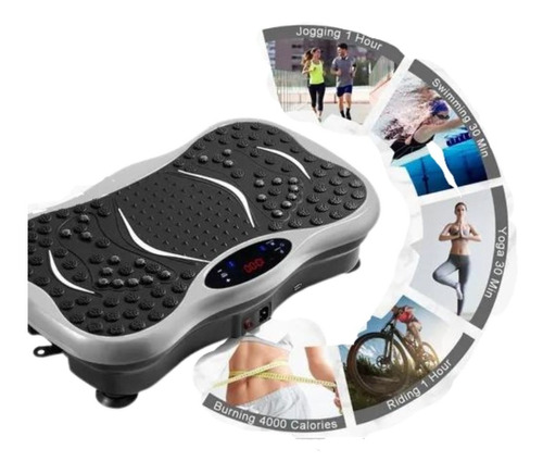 Plataforma Vibratoria Fitness 3d Bluetooth Con Bandas