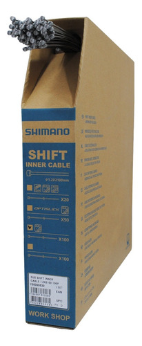 2x Cable Cambio Shimano Cable 1.2x2100mm