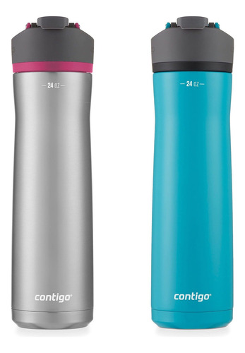 Contigo Cortland Chill 2.0 Botella De Agua Con Tapa Autosea.