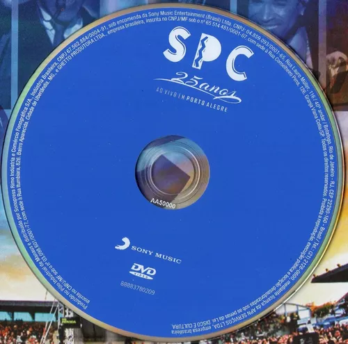 Dvd Spc Só Pra Contrariar 25 Anos Ao Vivo Em Poa